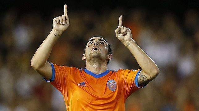 Alcácer, delantero del Valencia