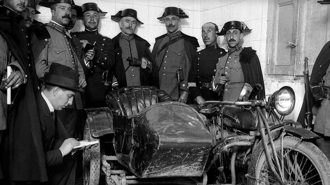 La sidecar usada para realizar el atentado contra Eduardo Dato