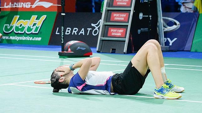 Carolina Marín: «Mi entrenador me dijo que si quería el oro tenía que luchar»