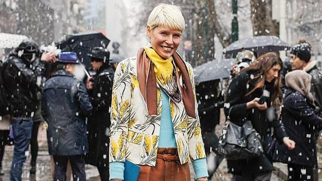 Foto de una «fashionista» sonriendo del blog ThisIsLoveForever