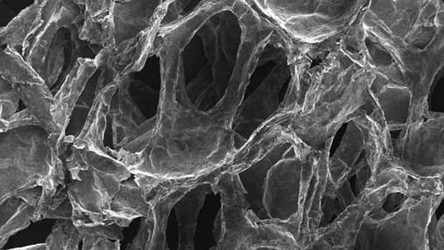 Diseñan una espuma de grafeno para regenerar tejidos