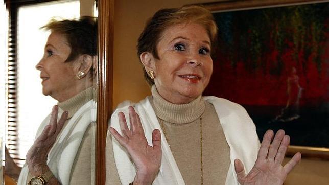 Lina Morgan no quiere ni una visita