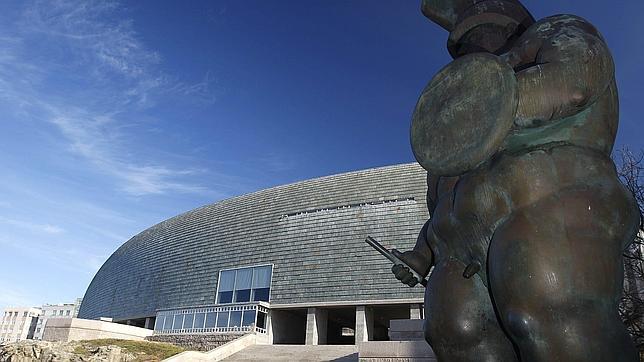 Entrada del Museo Domus (La Coruña)