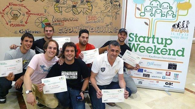 Ganadores del concurso Startup Weekend en Burgos