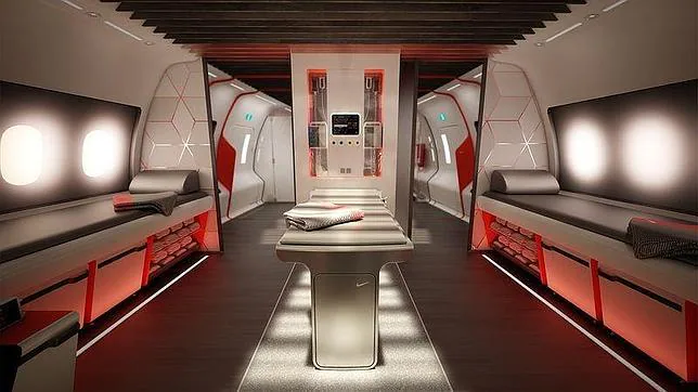 Nike diseña un avión «galáctico» para los deportistas de elite