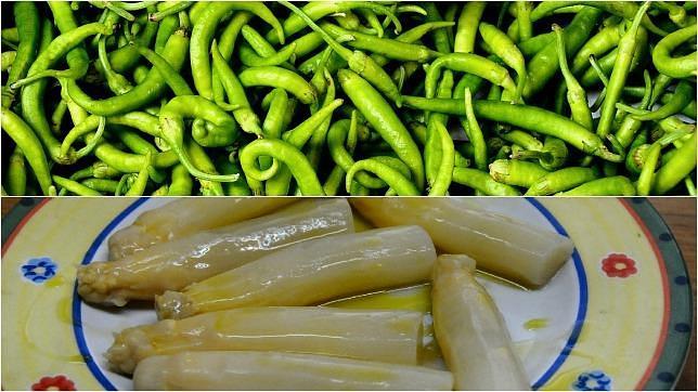 Piparras y «oro de Navarra» en Victofer