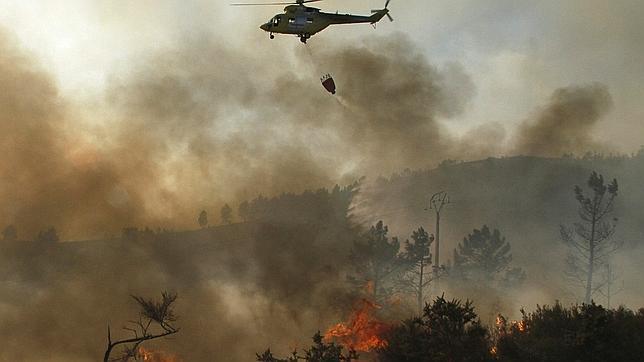 La superficie quemada durante este año en Galicia es la más baja en una década