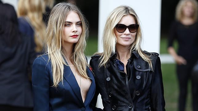 Cara Delevigne y Kate Moss, ayer y hoy de la moda, juntas en un desfile
