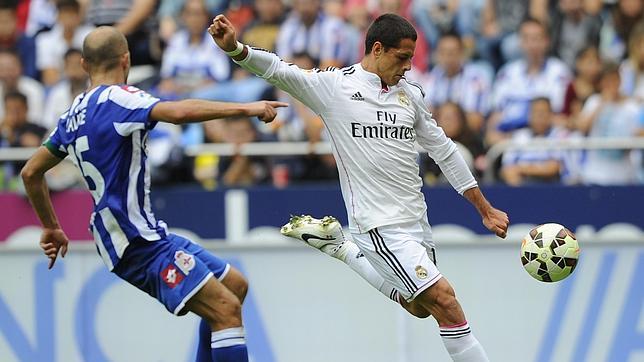 Chicharito marca su primer doblete con el Real Madrid