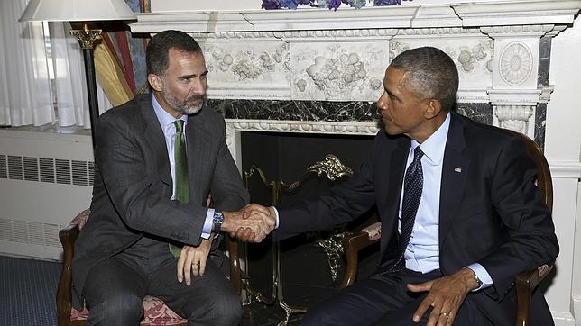 El rey de España y Obama constatan su «buena sintonía» y «excelentes relaciones»