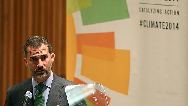 El Rey pide «acelerar el paso» ante el cambio climático