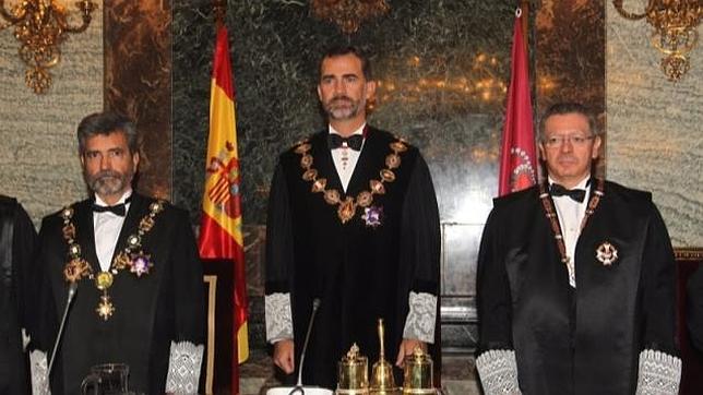 El Rey preside el acto de apertura del Año Judicial de este curso