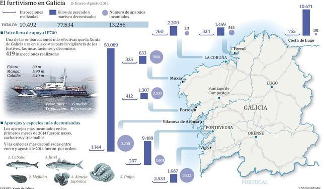 Así es la lucha en la costa contra los furtivos que «operan como mafias»