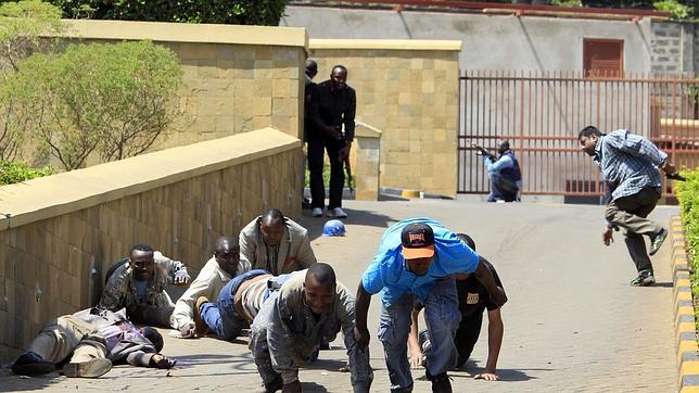 Momentos de pánico durante la matanza del centro comercial Westgate, en Nairobi
