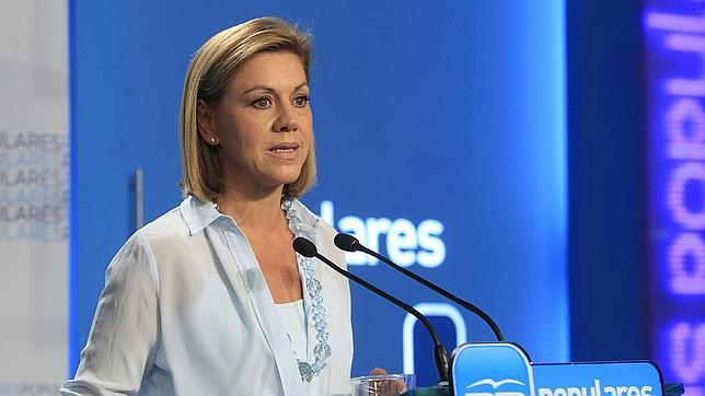 Cospedal: «Mas pretende robarnos el derecho a decidir a todos los españoles»