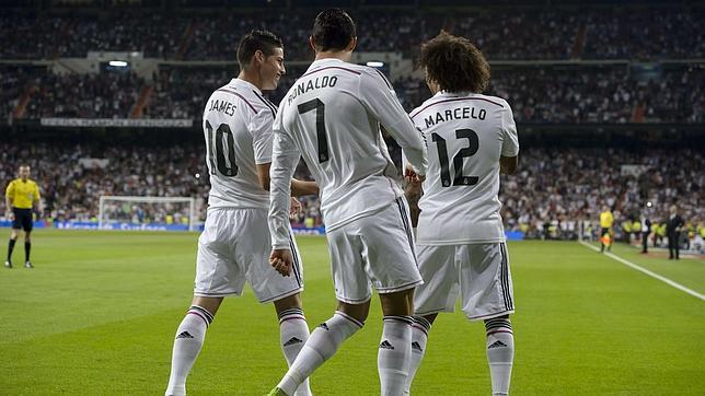 Polémica por el baile de Cristiano con James y Marcelo