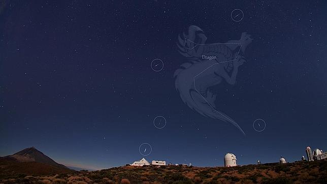 Las Dracónidas se retan con la Luna llena esta noche