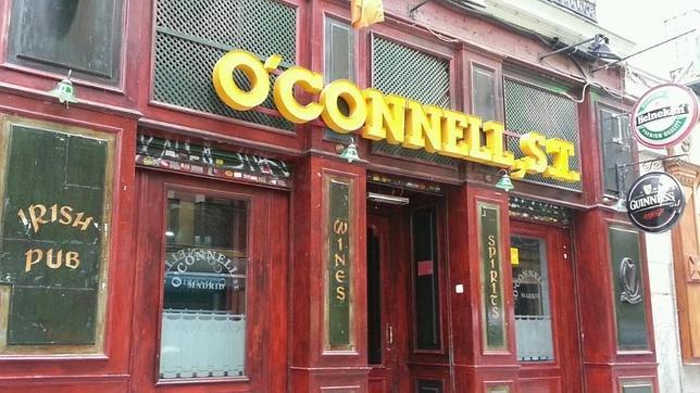 En la calle Espoz y Mina están ubicados dos pubs irlandeses