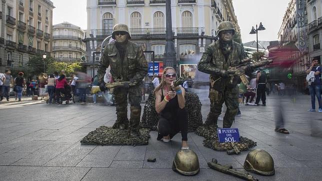 Las mejores estatuas humanas de Madrid
