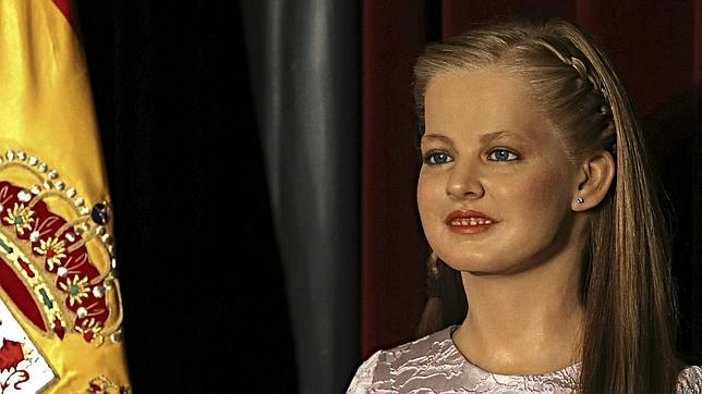 La Princesa de Asturias ya ocupa su puesto en el «Salón Real» del Museo de Cera de Madrid