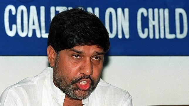 Imagen tomada en 1999 de Kailash Satyarthi