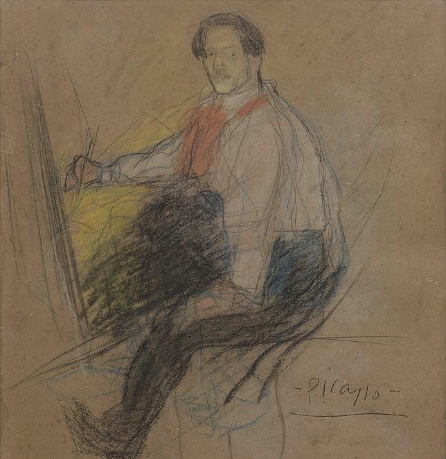 Un autorretrato de Picasso de 1901 expuesto por primera vez en Londres