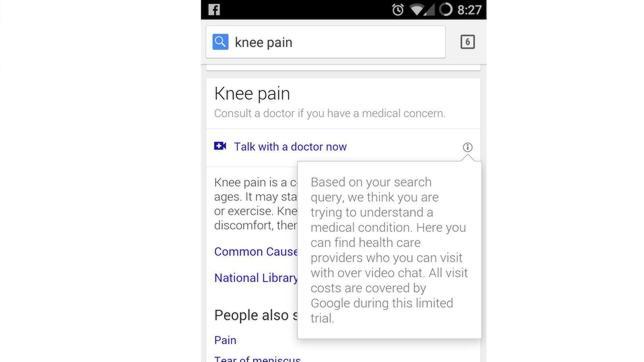 Google prueba un servicio para que los pacientes realicen videochats con médicos