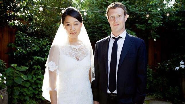 Fotografía de la boda de Mark Zuckerberg y Priscilla Chan