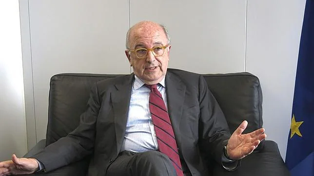 El vicepresidente de la Comisión Europea, Joaquín Almunia