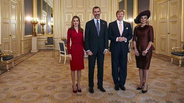 Los reyes Guillermo Alejandro y Máxima de Holanda reciben a los Reyes de España, Felipe VI y Letizia