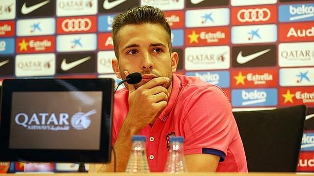 Jordi Alba, irónico: «Tendremos que dejar a Piqué tres días sin comer»