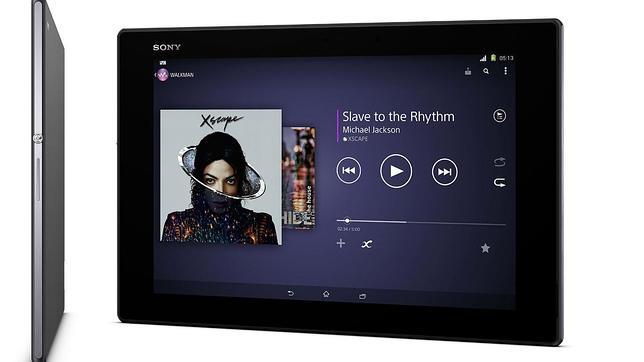 Detalle del Sony Xperia Z2 Tablet