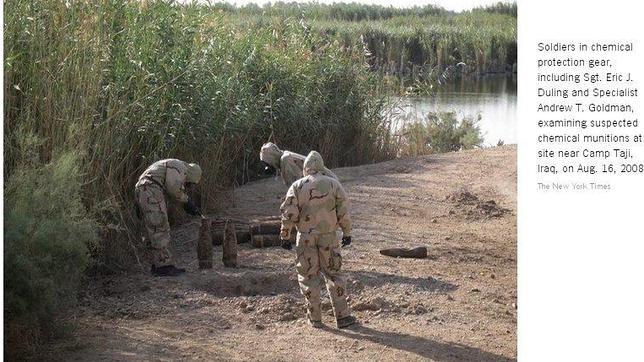 EE.UU. encontró armas químicas en Irak tras la caída de Sadam pero lo ocultó