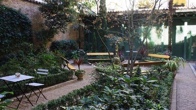 La cafetería Jardín, dentro del Museo Romántico de Madrid