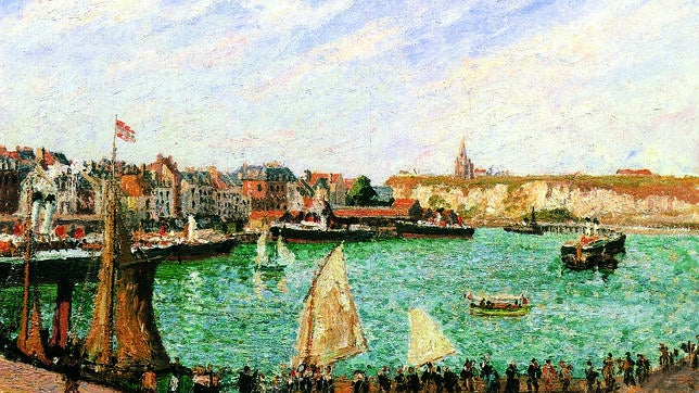 «Tarde soleada ante el puerto de Dieppe» (1902), de Camille Pissarro, uno de los «padres del impresionismo»
