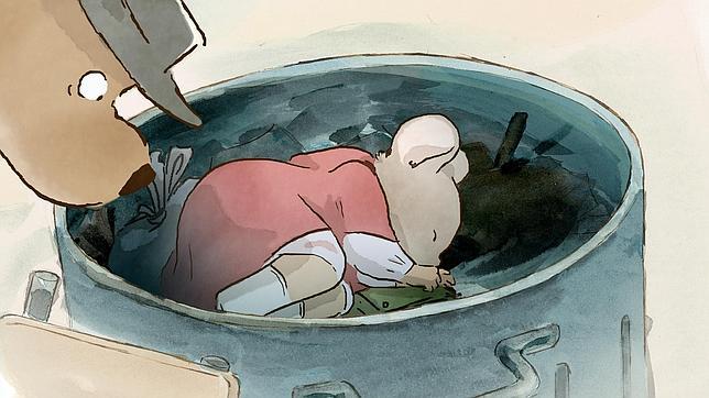 Fotograma del film de «Miniminci», Ernest y Celestine