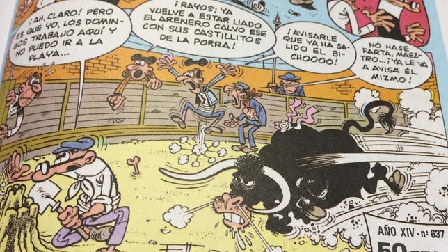 Mortadelo, el arenero con más cornadas de una plaza de toros