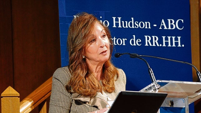 Monserrat Luquero, durante la entrega de premios de la pasada edición en la sede de ABC