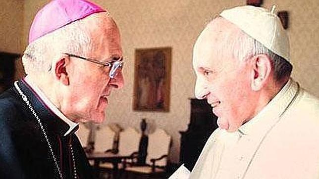 El Papa Francisco durante la visita ad límina de los obispos españoles el pasado mes de marzo