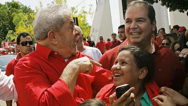 Lula da Silva, durante un acto electoral del Partido de los Trabajadores en Rio Branco