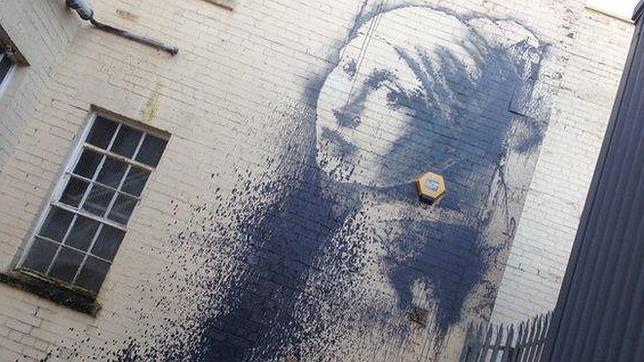 Atacan la última obra de Banksy