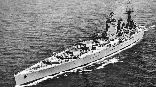 El «HMS Nelson», en el que viaja Churchill, atacado por un submarino alemán