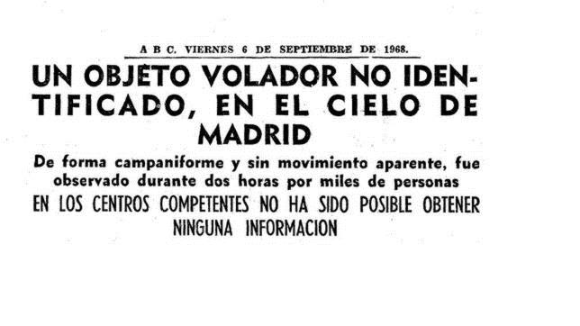 El gigantesco atasco que provocó un ovni en la Gran Vía en 1968