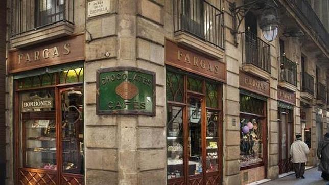 Esquina que ocupa la chocolatería Fargas