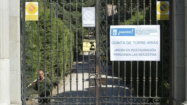 Entrada a la Quinta Torre Arias, donde sólo se autorizan visitas guiadas