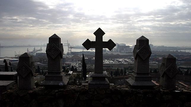 Vista des del cementerio de Montjuic de Barcelona
