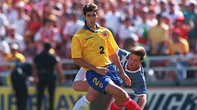 Escobar, en el duelo entre Colombia y Estados Unidos del Mundial 1994