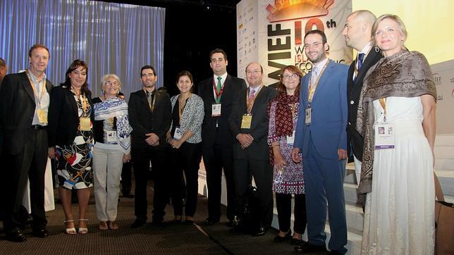 Representantes de la delegación cordobesa en el foro económico celebrado en Dubai