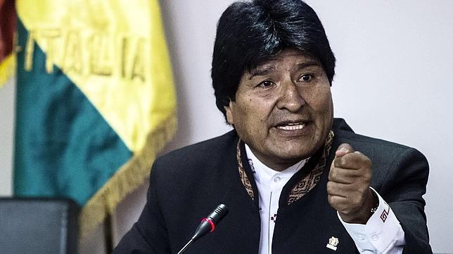 El presidente boliviano Evo Morales en Roma