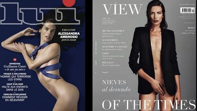 Nieves Álvarez y Alessandra Ambrosio... dos tops desnudas